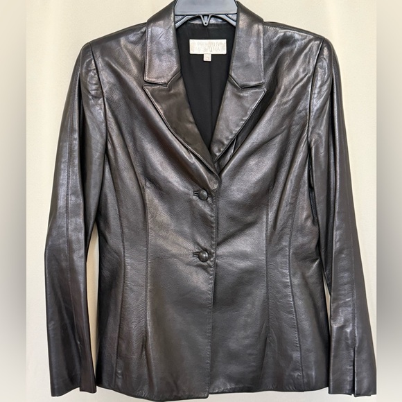 Badgley Mischka Jackets & Blazers - Badgley Mischka Black Leather Jacket